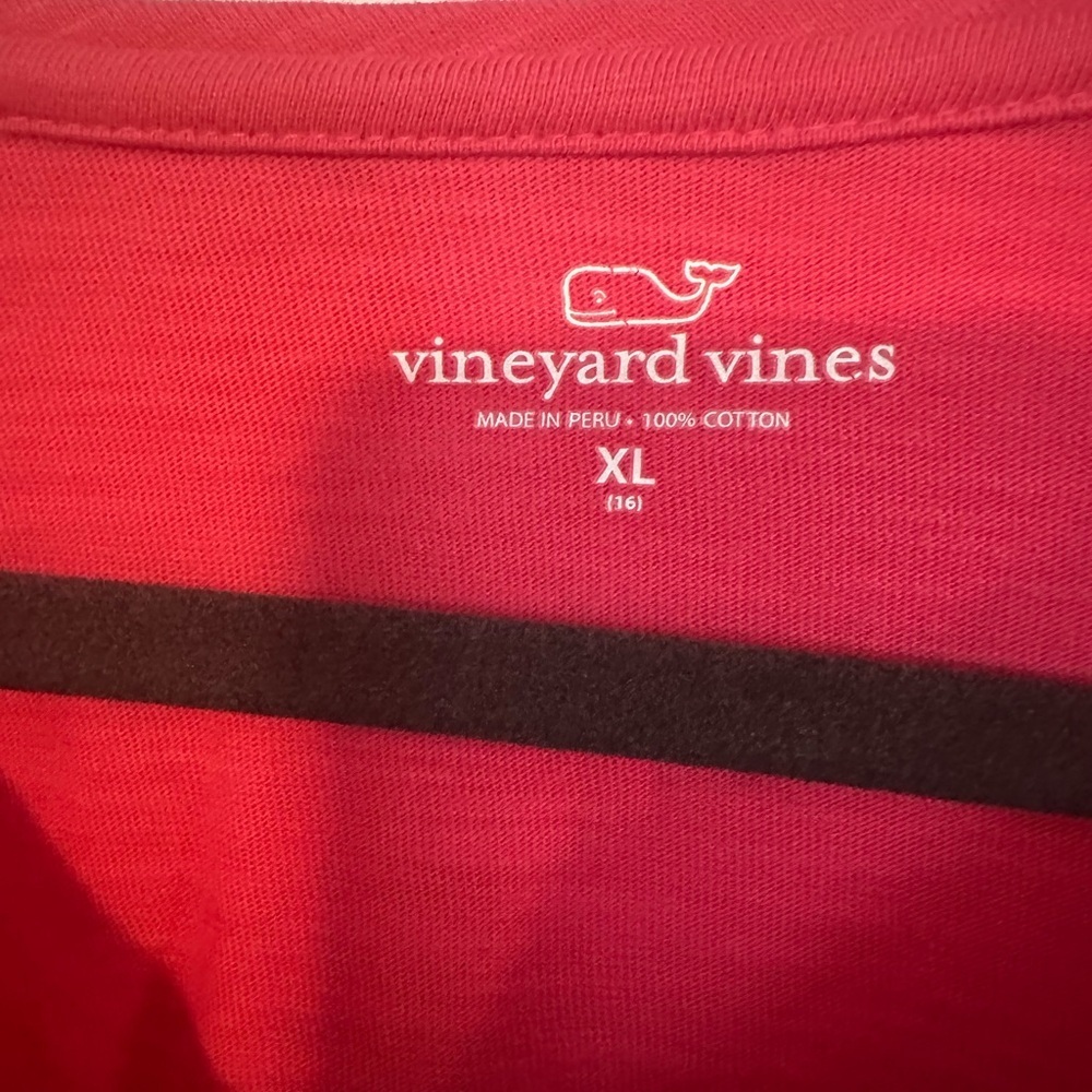 Vineyard Vines Classic Pink Tee - Picture 4 of 5